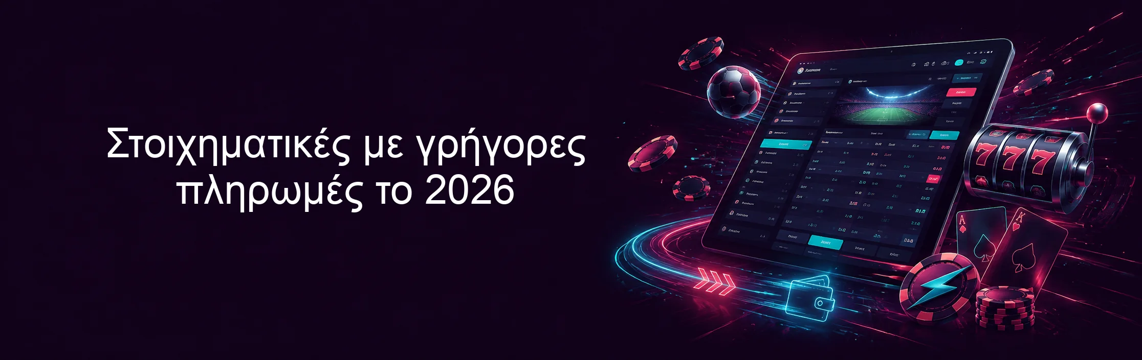 Στοιχηματικές με γρήγορες πληρωμές το 2026 Στοιχηματικές με γρήγορες πληρωμές το 2026